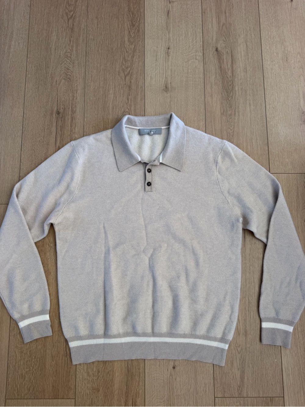 Neiman Marcus Cloud Cashmere Polo Sweater